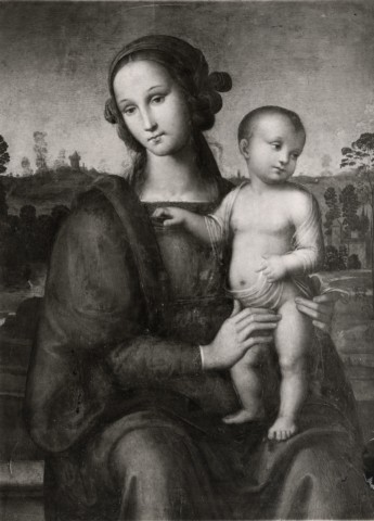 Staatsgalerie Stuttgart — Perugino: Maria mit der Kinde — insieme